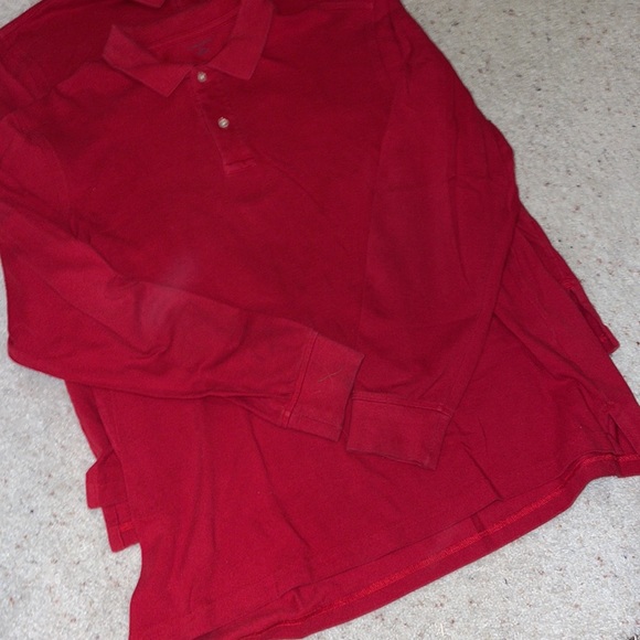 Lands End Bundle of 2 Long Sleeve Polos - Picture 6 of 7
